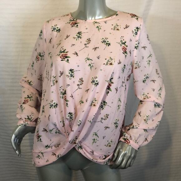 Shades of Blonde Long sleeve Floral Top Size XS - Picture 4 of 10